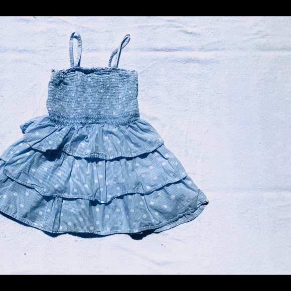 Three unique blue and white dresses for girls! - Picture 3 of 4